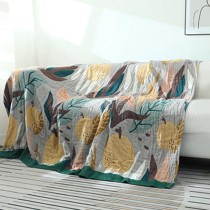 Ownkoti Pear Plant Double-Side Blanket Sofa Cover - As Picture - 90"W x 98"L - image 0