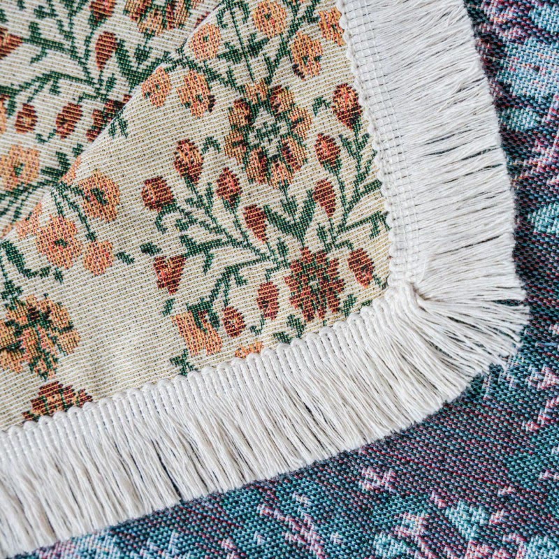 Ownkoti Plum Flower Jacquard Sofa Protector - image 7