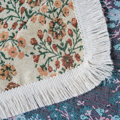 Ownkoti Plum Flower Jacquard Sofa Protector - image 7