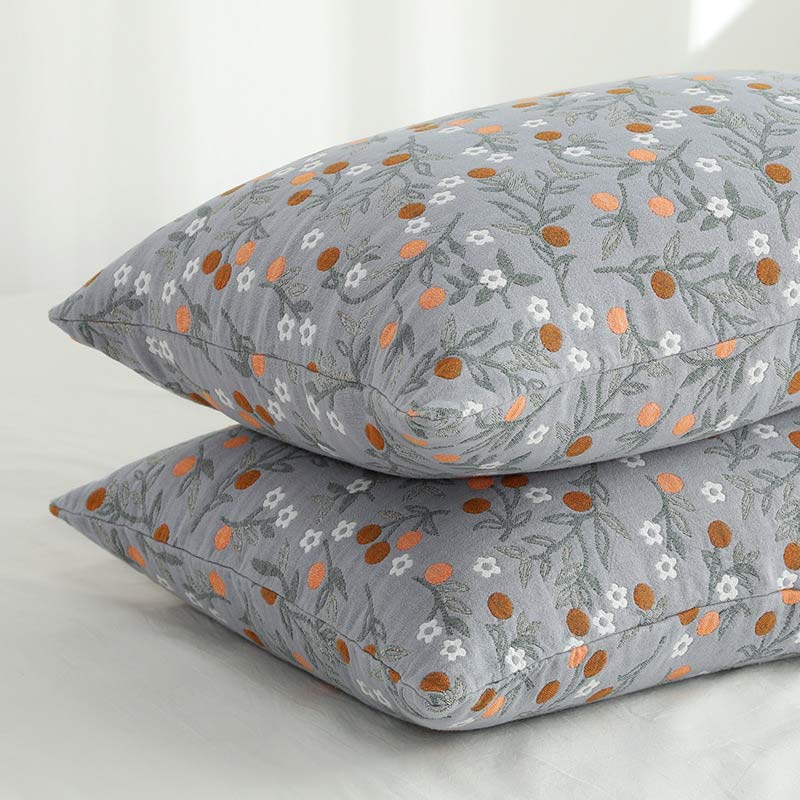 Ownkoti Rural Flower Pattern Pillowcases Pillow Shams (2PCS) - image 2