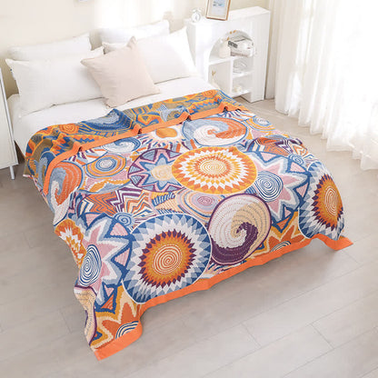 Ownkoti Nordic Throw Blanket Cotton Reversible Quilt - image 1