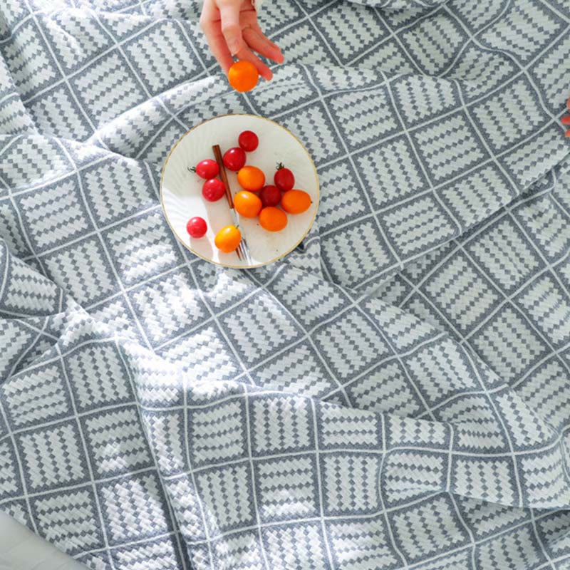 Ownkoti Plaid Pure Cotton Three Layers Quilt - image 6