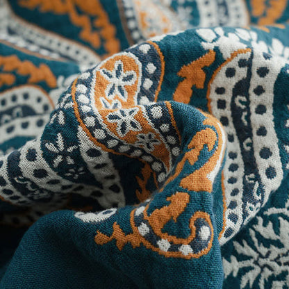 Ownkoti Flower Cotton Gauze Quilt Reversible Blanket - image 16