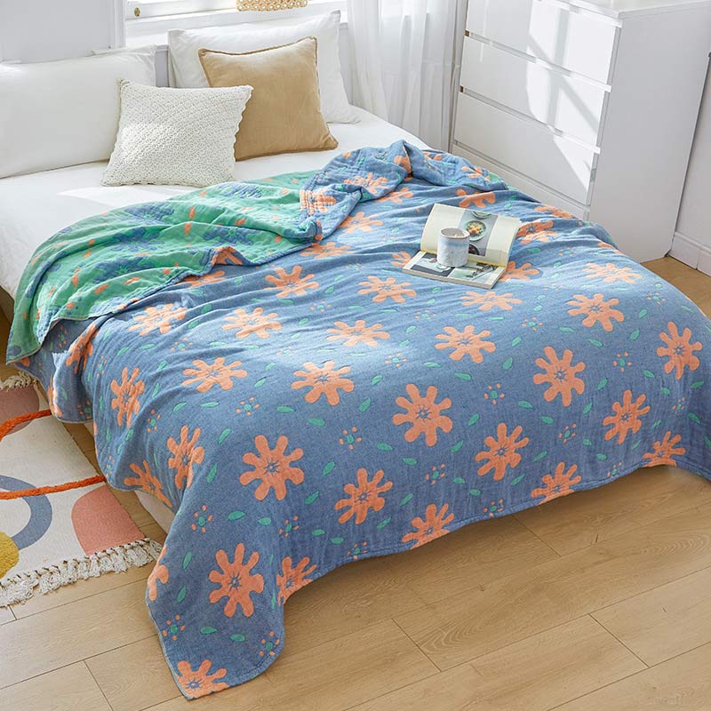 Ownkoti Cute Flowers Cotton Breathable Reversible Quilt - image 7