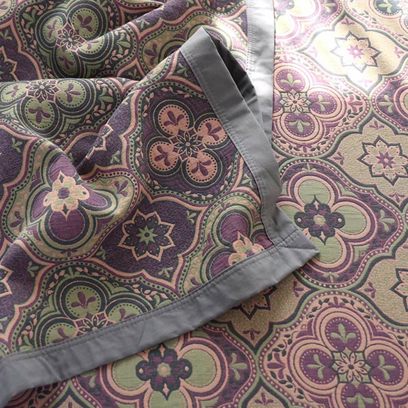 Ownkoti Petal Flower Pattern Cotton Reversible Quilt - image 2