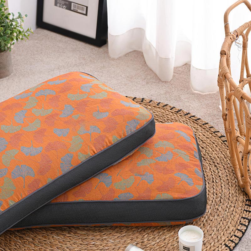 Ownkoti Buckwheat Pillow Ginkgo Leaf Cotton Pillowcase - image 7