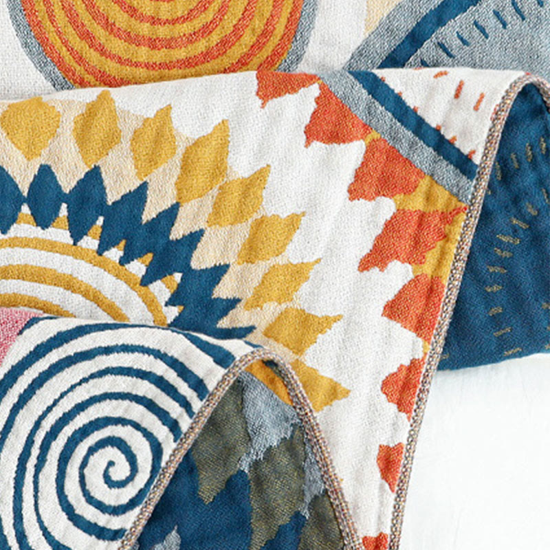 Ownkoti Nordic Throw Blanket Cotton Reversible Quilt - image 11