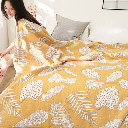 Ownkoti Pattern Gauze Reversible Quilt Breathable Throw - image 2