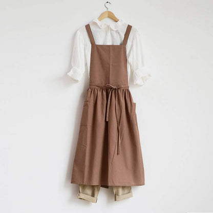 Ownkoti Cotton Apron Waterproof Apron With Pockets - image 17
