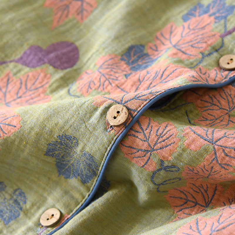 Ownkoti Gourd Jacquard Cotton Loungewear Set - image 6