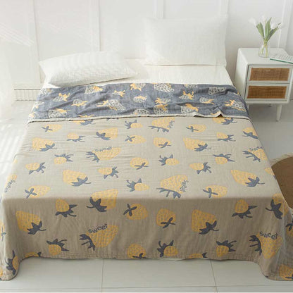 Ownkoti Strawberry Cotton Five Layer Soft Quilt - image 2