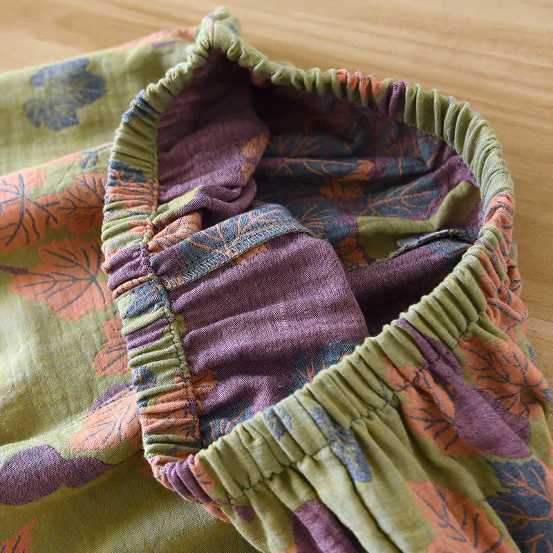 Gourd Jacquard Cotton Loungewear Set - image 9