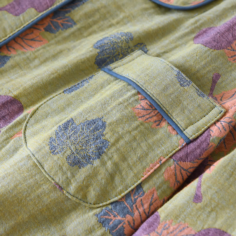 Ownkoti Gourd Jacquard Cotton Loungewear Set - image 5