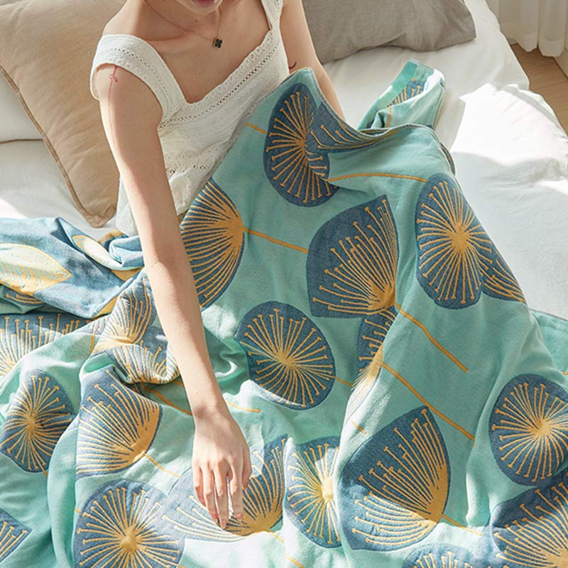 Ownkoti Dandelion Print Cotton Reversible Quilt - image 6
