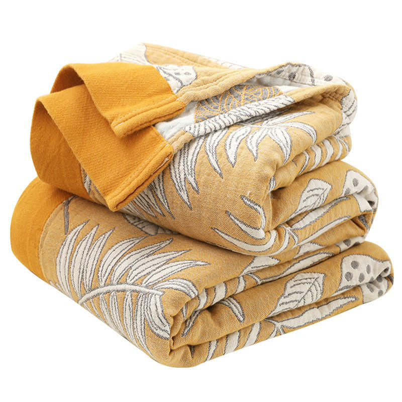Ownkoti Pattern Gauze Reversible Quilt Breathable Throw - image 10