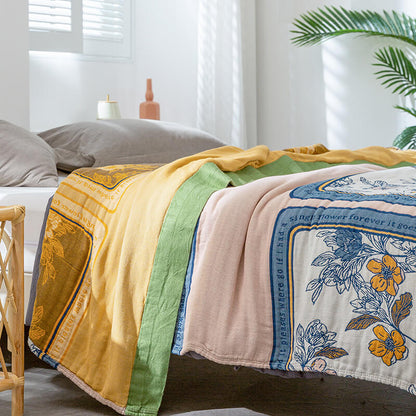 Ownkoti Summer Reversible Cotton Quilt Lightweight Blanket - image 9