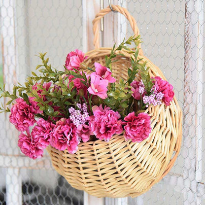 Ownkoti Handwoven Plant Basket with Handle (3PCS) - Beige - Set(3PCS): S+M+L - image 9