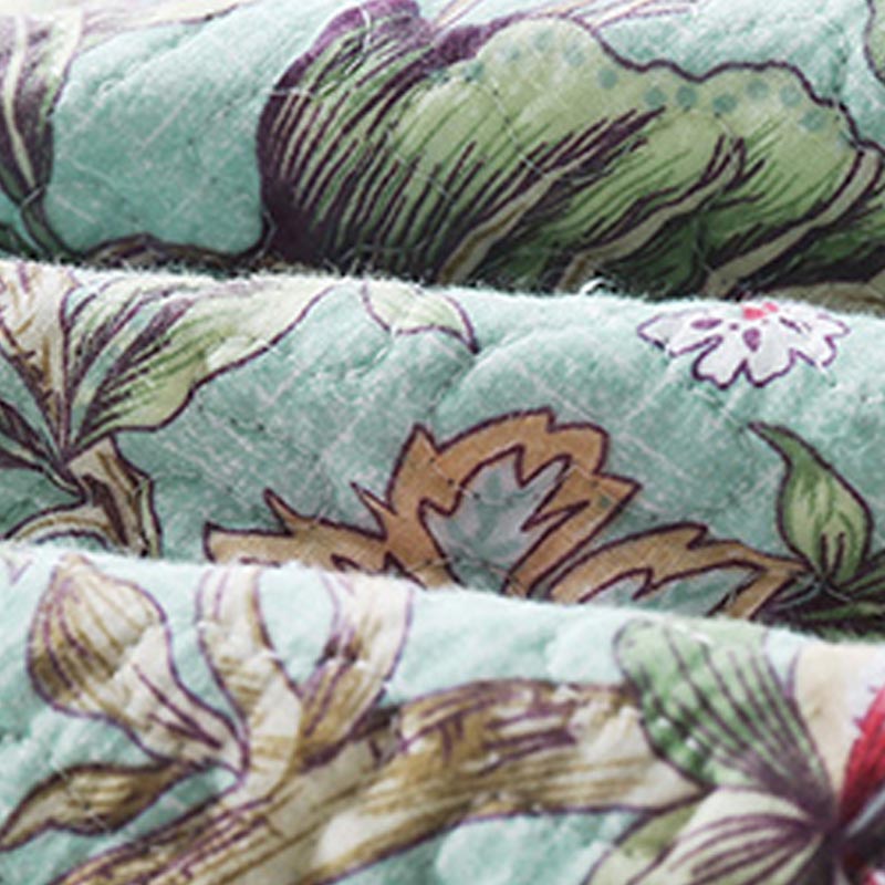 Ownkoti Vintage Flower Quilt with Pillow Shams - image 10