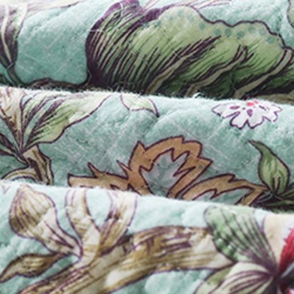 Ownkoti Vintage Flower Quilt with Pillow Shams - image 10